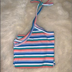 tie around the neck tank top